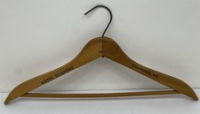 Vintage Wooden Advertising Clothes Hanger-The Hotel Roanoke in Roanoke VA