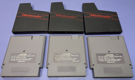 Nintendo NES Action Set CIB Complete Box + Zapper + 3 Games Punch-Out Metroid