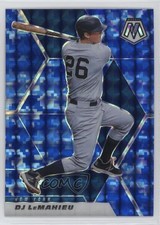 2021 Panini Mosaic Blue Camo Mosaic Prizm DJ LeMahieu #74 0o1
