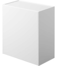 Yamazaki Wall Toilet Pot Storage Case, White, Approx. W20.5 x D12.2 23.2 x H24