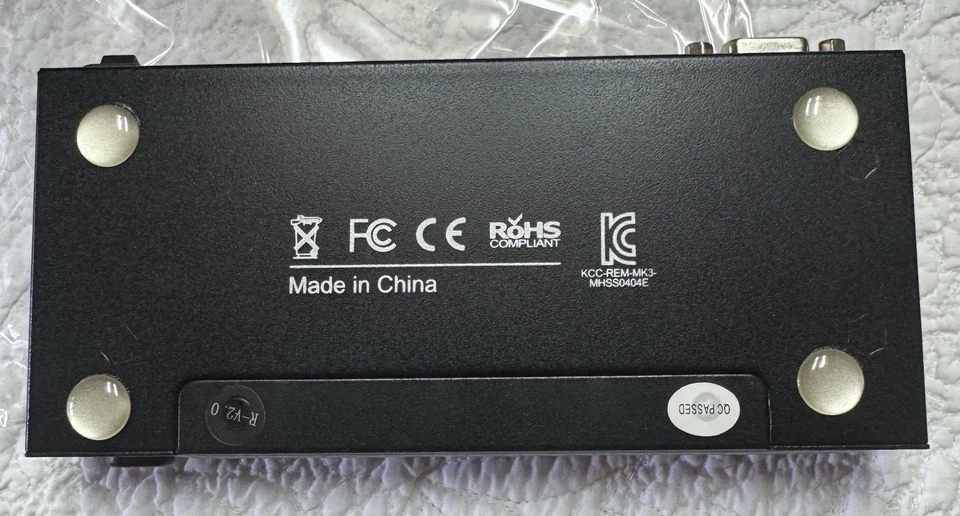 Interruptor y divisor HDMI de matriz 4x4 Monoprice, receptor, con anuncio de CA, control remoto MHSS0404E Foto 3 de 4