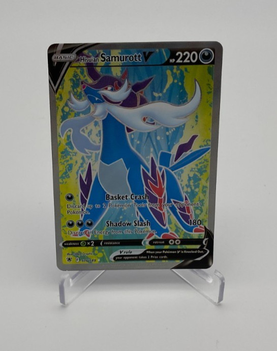 Pokemon Trading Card Game TCG Astral Radiance Hisuian Samurott V 176/189