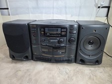 Koss Portable AM/FM Radio Compact Disc CD Cassette Player System HG910 Boombox