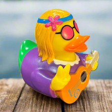 Hippie Female Rubber Duck Ducking Jeeps Cruise Ducks - Fast US Shipping