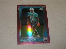 2021 Donruss Rated Rookie Optic Preview Pink Prizm #348 Jevon Holland RC