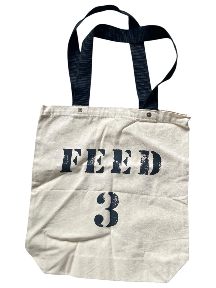 "Bolso de Mano Revista VOGUE X FEED Projects Reutilizable Mercado Hombro 16x15"" Moda" Foto 3 de 4