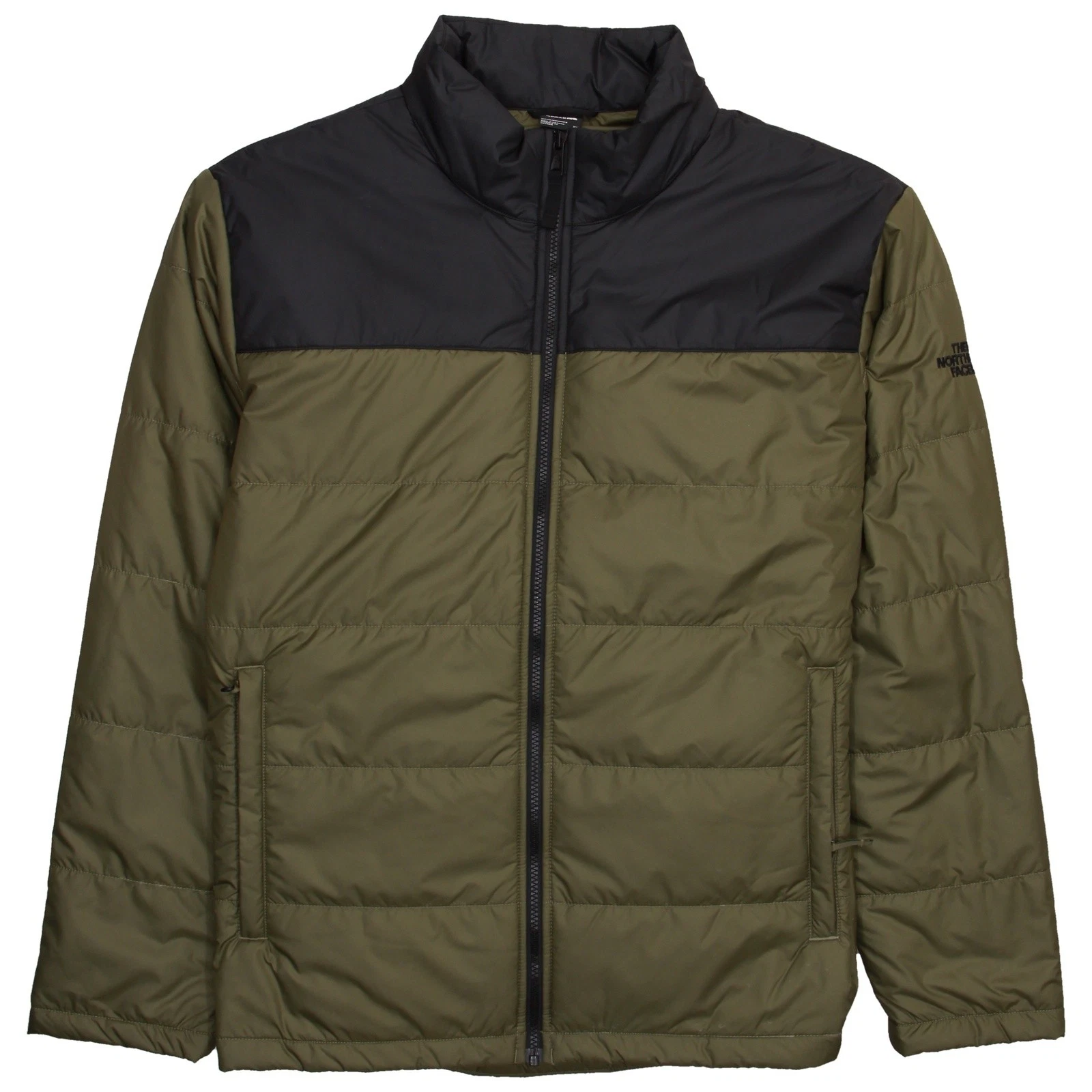 The North Face Everyday Insulated Jacket, XL, Olive Green, Quilted, Full Zip