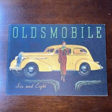 1935 Oldsmobile Six Eight Original Sales Brochure Literature 5x7 Dealer