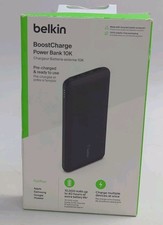 Belkin BoostCharge Power Bank 10K 10000mAh Portable USB C Battery Charger Black
