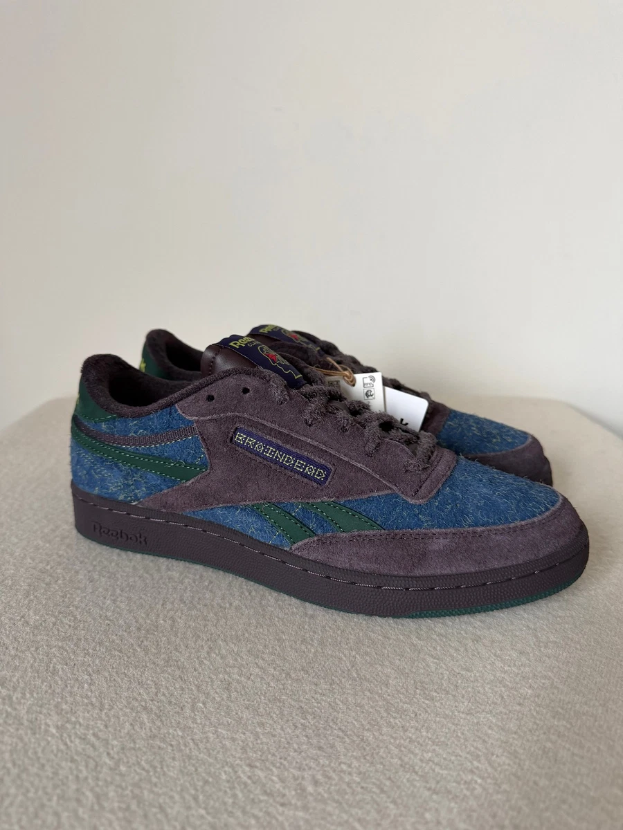 Reebok Brain Dead x Club C Revenge Purple Abyss Batik Blue for