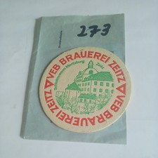 1 Stück Bierdeckel  DDR VEB Brauerei Zeitz aus Sammlung, Nr. 273