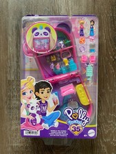 MATTEL~Polly Pocket Bubble Tea Panda Compacto con 2 Micro Muñecas y Mascota Panda~NUEVO