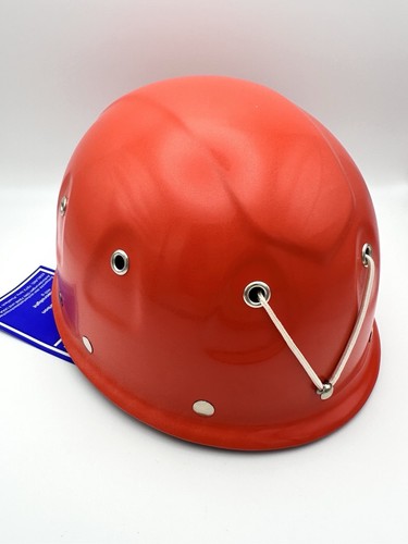 Vintage Climbing Helmet NOS Edelrid Model Durace 55-61cm Orange Adjustable 1988 - Picture 5 of 11