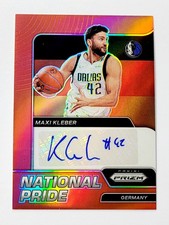 Panini Chronicles Prizm Maxi Kleber National Pride Autograph #NPS-MXK Mavericks