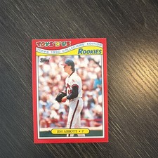 1990 Topps Toys R Us Rookies - Jim Abbott #1