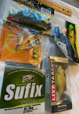 Variety lot of 5 fishing lures Blackfly Sunfish NetBait Biwaa Tackle 018-025