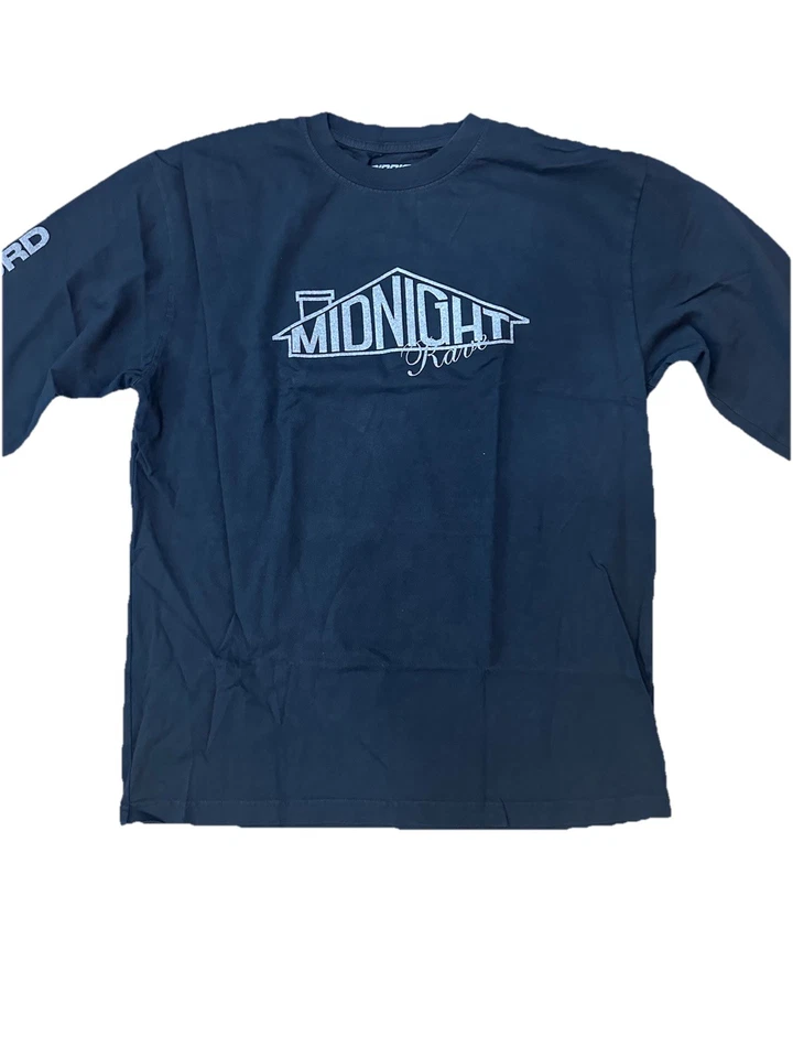 Camisa MED Negra Manga Larga ASAP Rocky Midnight Rave Nueva Nunca Usada 🔥 Foto 2 de 4