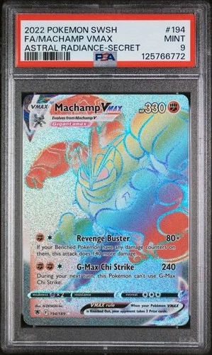 Machamp VMAX (Secret) 194/189 - Astral Radiance - PSA 9