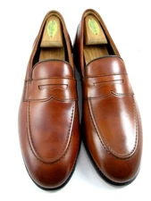 NEW Allen Edmonds "Randolph 2.0" Men's Penny Loafers 10 D Chili  Museum (624N)