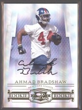 2007 Ahmad Bradshaw Donruss Threads Auto RC 569/999 #231 (J132) $7 MAX SHIP