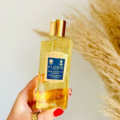 NEW FLORIS LONDON Night Scented Jasmine Perfumed Moisturizing Bath Shower Gel
