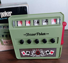 Vintage 1971 WACO Draw Poker Cordless Electric Game Working w/Box Uses C battery