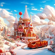 Christmas 1000 Pc Jigsaw Puzzle, Brand New-Sealed Box