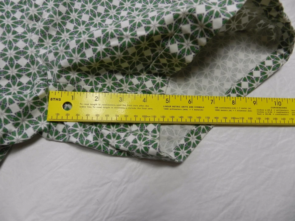 BANANA REPUBLIC Pantalones Cortos Mujer Talla 2 Verde Estampado Algodón NUEVO (cs52) Foto 3 de 4