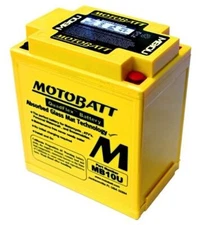 MotoBatt MB10U 12V 14.5AH AGM Motorcycle ATV Battery 175CCA QuadFlex Technology