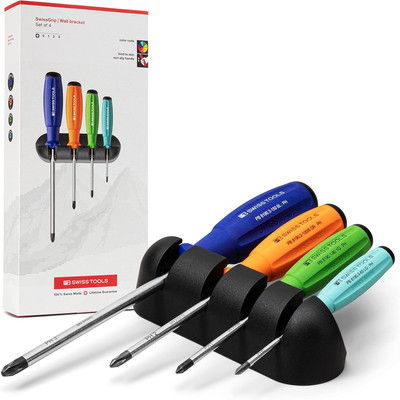 Phillips Screwdriver Set PB 8242.RB | 100% Swiss Made | 4-Piece Colored Swissgri