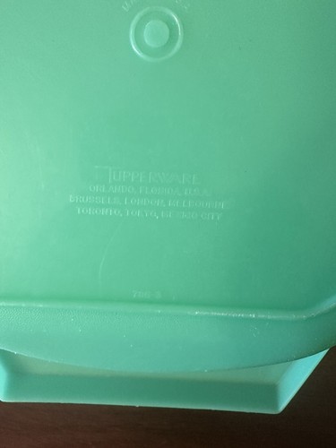 2 Pc Tupperware Jadite Green Cheese Veggie Grater Shredder With Bowl #786 #787 - Picture 5 of 7