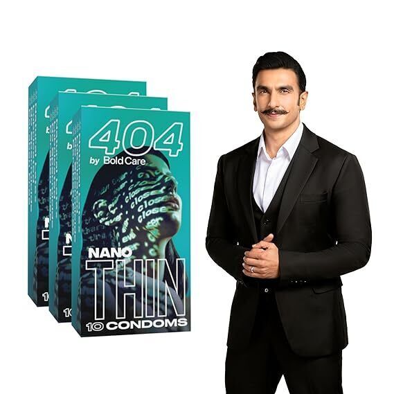 Kondome für Männer Bold Care 404 Super Nano dünn – intensive Passform 10…