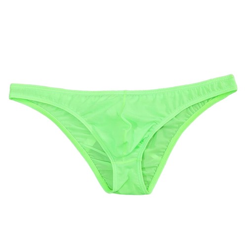 Men Sexy Seamless Panties Ultra-thin Ice Silk Briefs Low Waist Underwear M-2XL - Picture 22 of 34