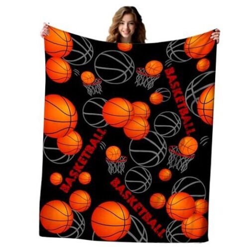 Baskteball Blanket Gifts Soft Cozy Soccer Throw Blanket Sofa 60"x50" Color 1