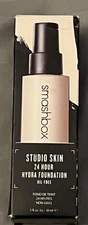 Smashbox Studio Skin 24 Hour Hydra Foundation 0.1 Very Fair~ New In Box