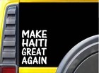 Make Haiti Great Again L185 8" Sticker decal country flag island haitian