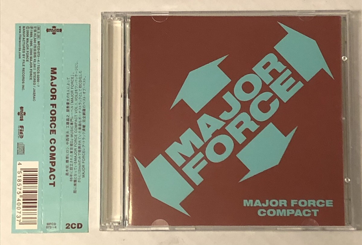 MAJOR FORCE COMPACT CD 2006 2 Disks OBI File Records JPN Hip Hop