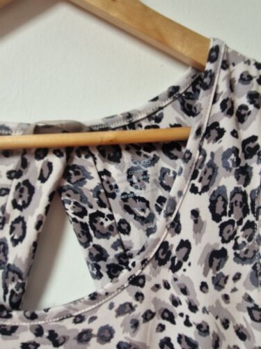 Cuddl Duds Flex Comfort QVC Animal Print Asymmetrical With Pockets Dress Sz L - Picture 2 of 5