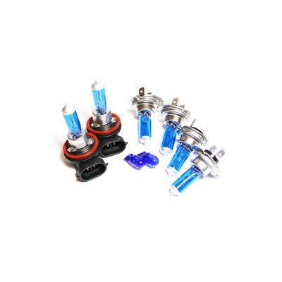55w ICE Blue Xenon Upgrade HID High//Low//Fog//Side Light Headlight Bulbs