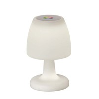 Tischleuchte AußEnleuchte Gartenlampe Dimmbar Led Akku Usb H 26 Cm Weiß