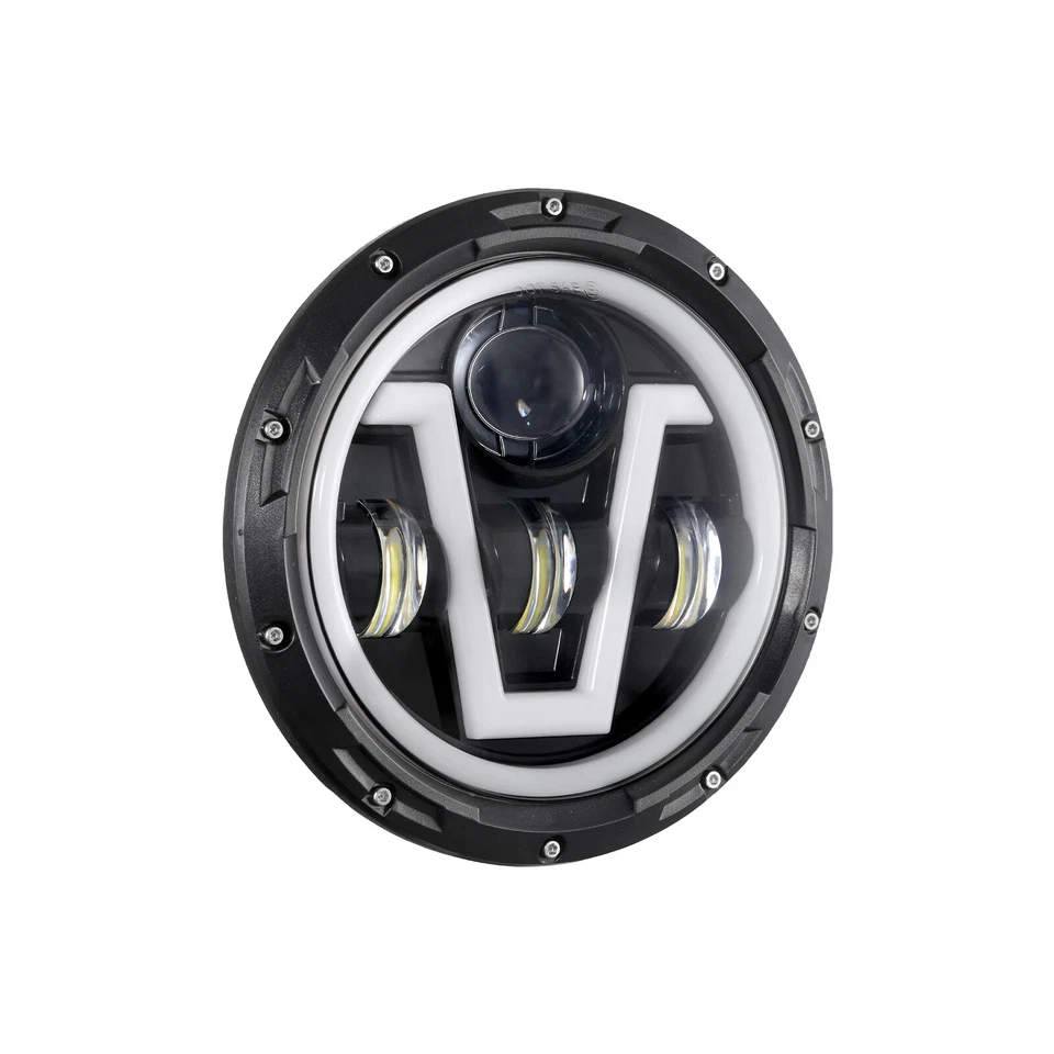 Faróis de LED DRL sinal de seta feixe Hi-Lo 7" para Chevrolet Malibu 1973-1975 - Imagem 4 de 4