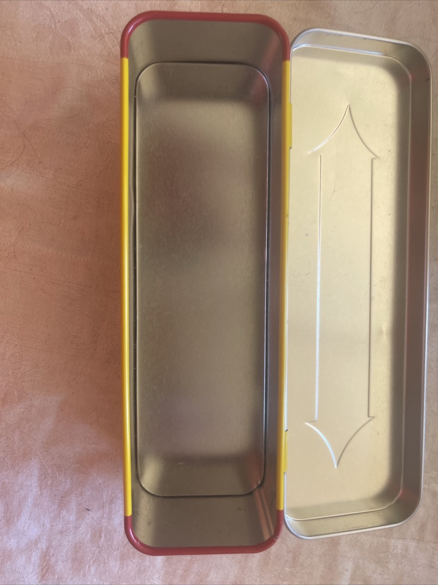 Wrigley's Juicy Fruit Metal Tin Box Chewing Gum Hinged Container