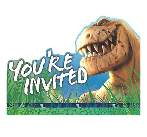 Disney The Good Dinosaurs Birthday Party Supplies ~ Invitation Favor Bag Tattoos - Picture 3 of 7