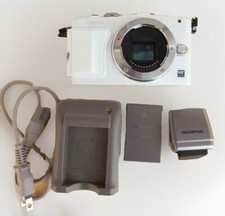 Olympus Pen Lite E-PL6 White Body Set lens Set IS Issue