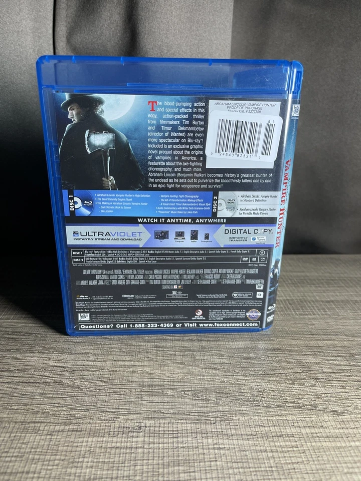 Abraham Lincoln Vampire Hunter (Blu Ray)2 Disc - Image 3 of 3