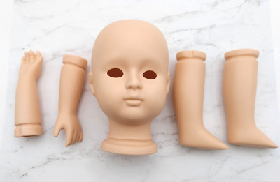 Unpainted Ariel bisque doll-making kits lot of 2