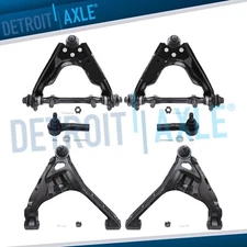 4WD Front Control Arms Ball Joint Outer Tie Rod for 2000-03 Dodge Dakota Durango