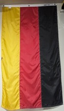 (USED) Germany Flag 100% Premium Nylon 3’x5’ Made In USA ELMERS FLAGS