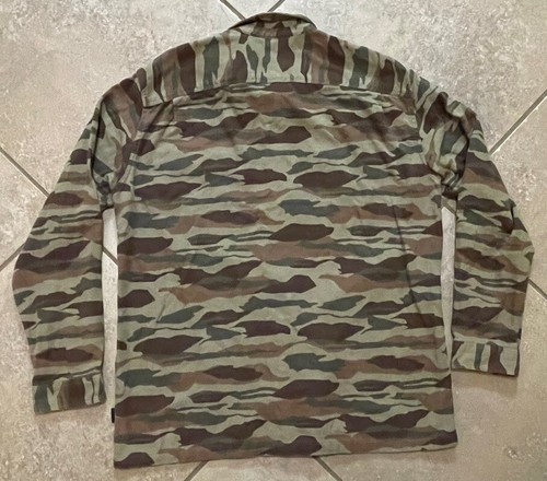 Patagonia Flannel Men’s XL Green Fjord Camo Long Sleeve Button Up Organic Cotton - Picture 6 of 10