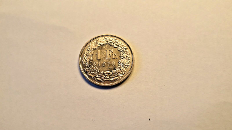 Sale!  1979 Switzerland 1 Franc Foreign Coin 256